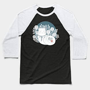 Content cat Baseball T-Shirt